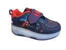 TENIS PATIN NIÑO SPIDERMAN VELCRO LUCES