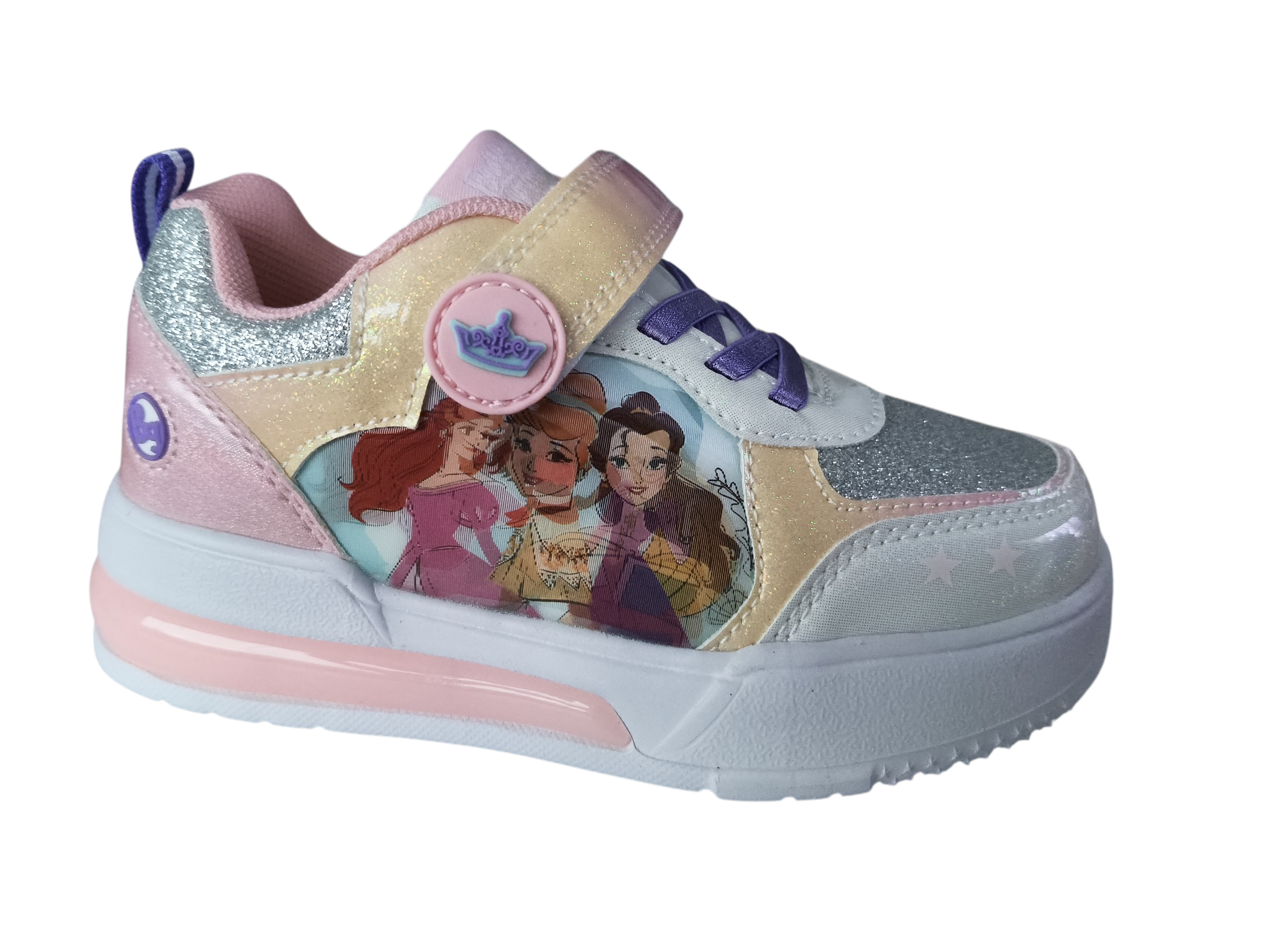 TENIS LUCES PRINCESAS DISNEY BG